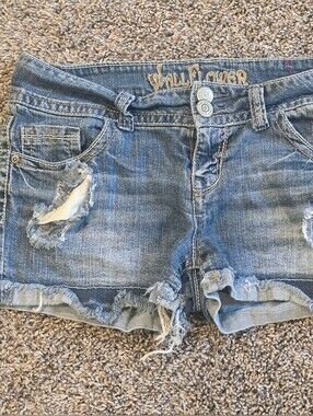 Wallflower Distressed Denim Shorts Size 9
